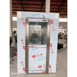 食品厂电子厂实验室不锈钢单人双吹风淋室定制加工